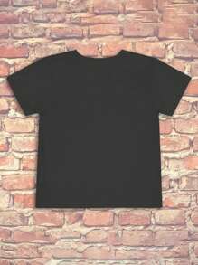 Custom Toddler Boys T-Shirt With Unique Big Head Photo & Slogan