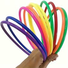 10pcs/Set Random Color Outdoor Agility & Speed Training Hoops, Perfect For Parties And Backyard Fun - Multicolor - View 1