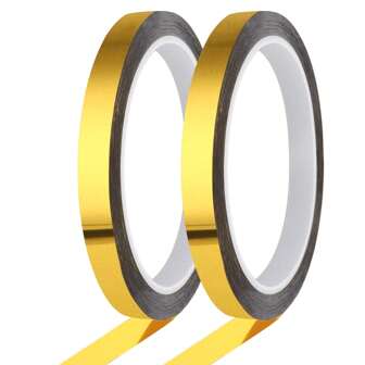 Matte Decorative Tape, Gold/Silver Wall Decorative Adhesive Tape, Waterproof Self-Adhesive Tape, Wedding, Gift Packaging, Decorative Tape, DIY Craft Tape