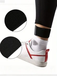 2 件运动护具，足球护胫板固定带，可调节拉伸加压脚踝保护器，运动固定带 - 彩色 - 查看 4