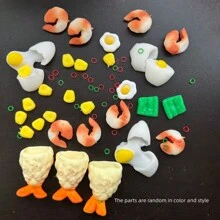 1pc Simulation Ramen Knead Happy Convenient Pasta Play Handmade Seafood Fried Noodles Soft Glue Toy Decompression