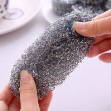New 20pcs/Bag Stainless Steel Cleaning Ball Kitchen Cleaning Brush Pot Brushing Dish Steel Ball