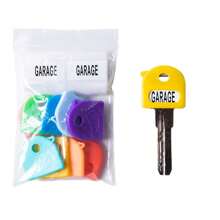 10pcs Keychain Silicone Key Covers, Multi-Color Elastic Key Protector Car Accessories Bag Charm Backpack For School Cute Goth Y2k Christmas Gift - Random Color - View 4