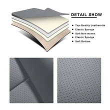 GXT Fit Chevy Equinox Seat Covers Premier, LS, LT, L, RS 2017 2018 2019 2020 2021 2022, Premium Water-Resistant Faux Leather Custom Fit Seat Covers Protector Cushion For Selected Equinox (Grey)(Applicable To Fuel Vehicles) - 5 Seats In Total (two Seats In the Front Row + Three Seats In the Back Row) - View 6