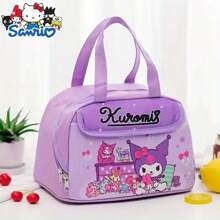 Sanrio 1 szt. Sanrio Hello Kitty Melody Laurel Dog Kulomi Student Izolowana Torba Lunch Box Dziewczęca Duża Torba Bento Duża Pojemność Torba Lunchowa Z Ryżem Torba Lunchowa