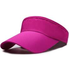 1pc Unisex Summer Open Top Hat, Outdoor UV Protection Sun Hat, Quick Dry Polyester, Fashion Fitness Training Running Sports Baseball Cap