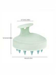 Scalp Massager Shampoo Brush, Hair Scalp Scrubber Shower Hair Brush Head Massager For Stress Relax Hair Growth, Dandruff Brush Scalp Exfoliator For Women Men Kids Pets,Bath Comb, Soft Silicone Comb Teeth For Scalp Care,Shower Hair Scalp Scrubber Exfoliator For Dandruff Removal, Head Massage, Two Tone Massage Hair Washing Brush, Hair Brush/Hair Comb,Bath Brushes, Sponges & Scrubbers Home Bathroom Decor Fall Decor Back To School - Red - View 2