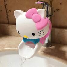 Sanrio Extensor de grifo de silicona con diseño de personajes de dibujos animados lindos de Sanrio, ayuda para el lavado de manos a prueba de salpicaduras, sin necesidad de electricidad, decoración divertida para el baño en días festivos