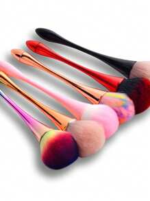 Nail Cleaning & Dusting Brush, Suitable For Manicure & Beauty, Long Handle Brush, Can Be Used For Blush Powder, Gel Nail Care, Etc. - Multicolor - View 6
