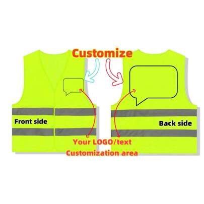 Custom - Made Reflective Vests: Exclusive Marks, Safeguarding Travel Safety Personalized Customization: Multiple Customization Areas Are Offered, Allowing For The Printing Of Corporate LOGOs, Names, Promotional Slogans, Etc.,Multi-Functional,Durable,Ornamental,Reusable,Exquisite,Stylish,High-Quality,Colorful,Modern,Custom,Personalized,Unique,Graphic Print
