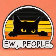 1 件独特锌合金创意珐琅徽章胸针，男女皆宜 - 适合背包、帽子和夹克的时尚配饰别针 - 送给朋友和家人的完美生日礼物 - 1個 - 查看 7