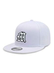 1 chiếc Mũ bóng chày Hiphop 26 chữ cái cá nhân hóa dành cho cả nam và nữ, Mũ chống nắng đa năng, Thích hợp cho phong cách đường phố ngoài trời hàng ngày vào mùa xuân/hè, Quà tặng tuyệt vời - trắng - Xem 7