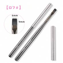 1/6Pcs Nylon Hair UV Gel Acrylic Nail Art Builder Brush Pen Drawing Pens For Nail Design Nail Supplies For Professionals