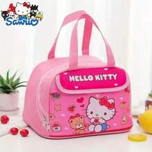 Sanrio 1 szt. Sanrio Hello Kitty Melody Laurel Dog Kulomi Student Izolowana Torba Lunch Box Dziewczęca Duża Torba Bento Duża Pojemność Torba Lunchowa Z Ryżem Torba Lunchowa