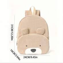 Personalized Embroidered Style, Student Casual Cartoon Backpack, Large Capacity Leisure Backpack, Animal Cartoon Backpack, Student Back-To-School Backpack, Popular Cute Bear Backpack, Corduroy Student Backpack, Large Capacity Leisure Backpack, Large Capacity Cartoon Plush Backpack, Fashion Casual Backpack, Corduroy Fashionable Personalized Casual Backpack, Large Capacity Cute Bear Backpack