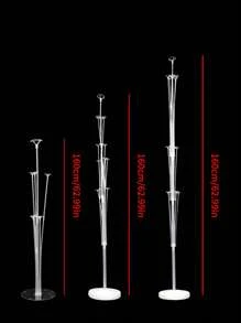 派对气球支架套装，带加重底座，70厘米/130厘米/160厘米可调节高度，适用于婚礼、生日和各种派对装饰