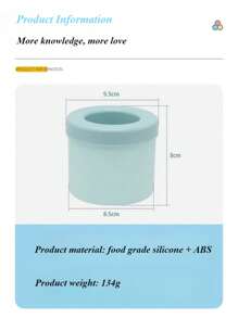 Molde para cubitos de hielo, Bandeja de cubitos de hielo de silicona, Molde cilíndrico para cubitos de hielo para uso doméstico