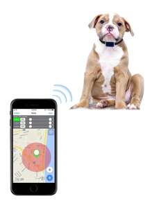 New Pet GPS Tracker, IP67 Waterproof With Collar, Real-Time Tracking, 5 Positioning Modes, Your Beloved Pets, Precise Pet GPS Locator, Essential For Dogs And Cats - Blue - View 11