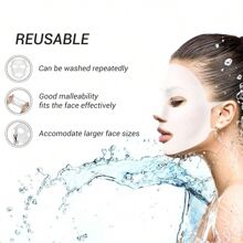 1pc Reusable Anti-Wrinkle Silicone Face Mask Holder For Sheet Masks, Moisturizing Facial Mask Cover, Prevent Evaporation, Beauty Face Tool ,For Mask Skincare Face Tool And Reusable To Prevent Evaporation, Face Care,For Sheet Masks, Moisturizing Facial Mask Cover, Prevent Evaporation, Beauty Face Tool,Beauty & Makeup Tool,Silicone Mask,Face Mask Skin Care,Sleep Mask,Gift For My Mother,Mother's Day,Skin Care Tools,Home Essentials,Face Shield