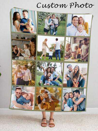 1 pieza Manta personalizada con foto, manta de franela personalizada con fotos y texto, manta de ropa de cama, manta personalizada para cama, manta con fotos personalizadas, manta con fotos personalizadas para familia, manta con imagen personalizada, manta familiar personalizada con imagen, manta con lanzamientos personalizados, manta para mejor amigo, manta acogedora para novio/novia, papá, familia, mamá, amigos para aniversarios, para graduación, para inauguración de casa, para bodas, para cumpleaños, sofá, cama, coche, sala de té, dormitorio, sala de estar, para oficina, mantas personalizadas, ambiente cálido