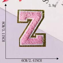 8CM Patch Letters For Clothes Alphabet Sticky Letter Clothing Bags Jacket Iron On Letter Emblems Chenille Patches For DIY MC006 - Multicolor - View 27