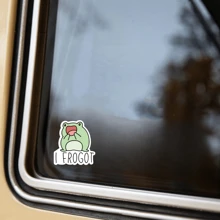 青蛙乙烯基贴纸 - 防水防晒，适合手机、笔记本电脑和汽车、学校用品、返校 - 彩色 - 查看 5