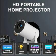 Mini Projector, 1080p, Convenient To Carry, It Can Be Enjoyed Anytime And Anywhere, For Home Theater And Outdoor Camping. - 查看 4