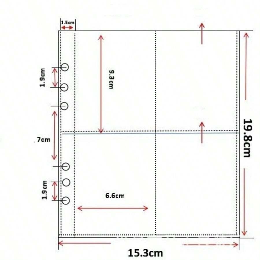 10pcs/20pcs/30pcs/50pcs Plastic Card Sleeves, Baseball Card Protectors, Clear Card Holder, Small Card Cover, GX VMax Game Cards Pocket Game Trading Card Storage Album Pages, For Birthday Christmas Collectors PP Storage Album With 4-Slot Clear Pages, Suitable For Collecting And Storing Photos And Cards Toys