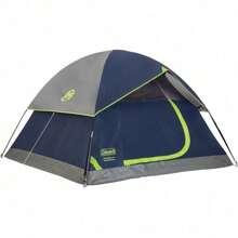 Coleman Sundome Tienda de campaña para 3 Personas, Verde y Azul Marino, Opciones de Color - Negro - Ver 1