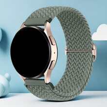 1 个 18 毫米弹性编织环兼容 Garmin Venu 3S/Venu 2S/Forerunner 265S/255S/Vivoactive 4s/Vivomove 3s/Move3S/Active S 手表，适用于男女，运动弹性环替换手链表带兼容 HW Watch GT5 41mm/GT 5 Pro 42mm/GT4 41mm/Fossil GEN6 42mm 智能手表 - 18mm - 查看 19