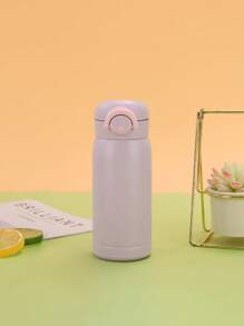 1pc Customized Stainless Steel Bouncing Cup, Sports Water Bottle With Flip Cap And Lock, Mini Bottle, Double Layer, Vacuum Insulated, Suitable For Outdoor Sports, Fitness, Camping, Driving, Running, And As A Personalized Gift For Family, Friends, Spouse, Him, Her, Boyfriend, Girlfriend, Mom, Dad, Anniversary, Valentine's Day, Mother's Day, Birthday, Father's Day, Graduation, Wedding, Decoration For Living Room, Bedroom, Tea Room, Home, Dining Room, Office, School - Multicolor - View 11