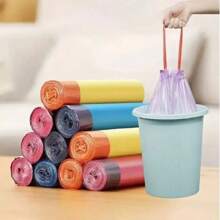 Drawstring Garbage Bag Thickened Garbage Disposal Bag Smart Trash Can Kitchen Toilet Garbage Storage Bag Weighing 10kg - Drawstring Bin Bag - View 3