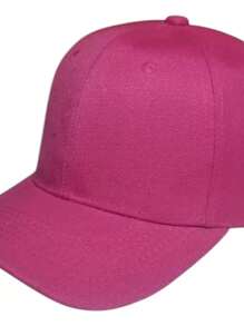 10 Premium Curved Baseball Caps Quality Lot Bb-Acr - Hot Pink - View 2