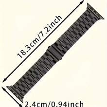 1 pieza compatible con las pulseras del Apple Watch de 49mm, 45mm, 46mm, 44mm, 42mm, 41mm, 40mm, 38mm, pulsera de metal compatible con Apple Watch Ultra Series 10 9 8 7 6 5 4 3 2 1 SE, 42mm, 44mm, 45mm, 46mm, 49mm