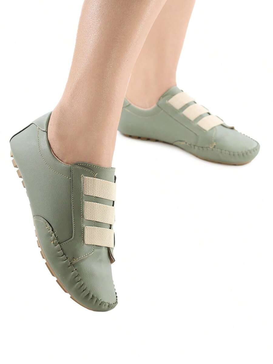 Mocatenis: Perfect Casual Shoe Tennis Comfort With Elegant Style - 橄欖綠 - 查看 1