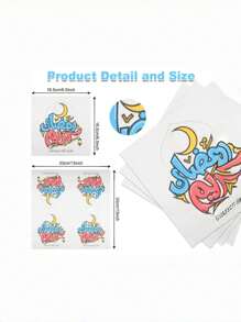 20pcs/40pcs/60pcs 2-Ply Thicker Colored Letter & Moon Pattern Napkins, 33cm X 33cm Unfolded Size, Suitable For Disposable Party Lunch, Parties, Cocktail Napkins, Decorative Paper, Birthday, Wedding Anniversary, Graduation Party Decor