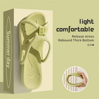 Foldable Travel Slippers, Ladies Disposable-Use Disposable Hotel Shower Sandals, Lightweight Anti-Slip Portable Slide Sandals For Men