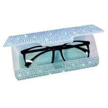1pc Shiny Diamond-Shaped Multi-Function Storage Box, Suitable For Car Storage, Eyeglasses, Jewelry, Earphones, Cables