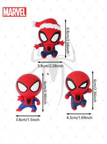 Marvel Marvel offiziell lizenzierte Spinne-Man Kühlschrankmagnet Locker Innenraum dekorative Magnete für Kühlschrank, Büro, Küche, Tafel, Handy, Memorandumhalter, Zeichenbrett, Displayhalter, Dekorationsartikel, Weihnachten Heimzubehör, 1 Stück