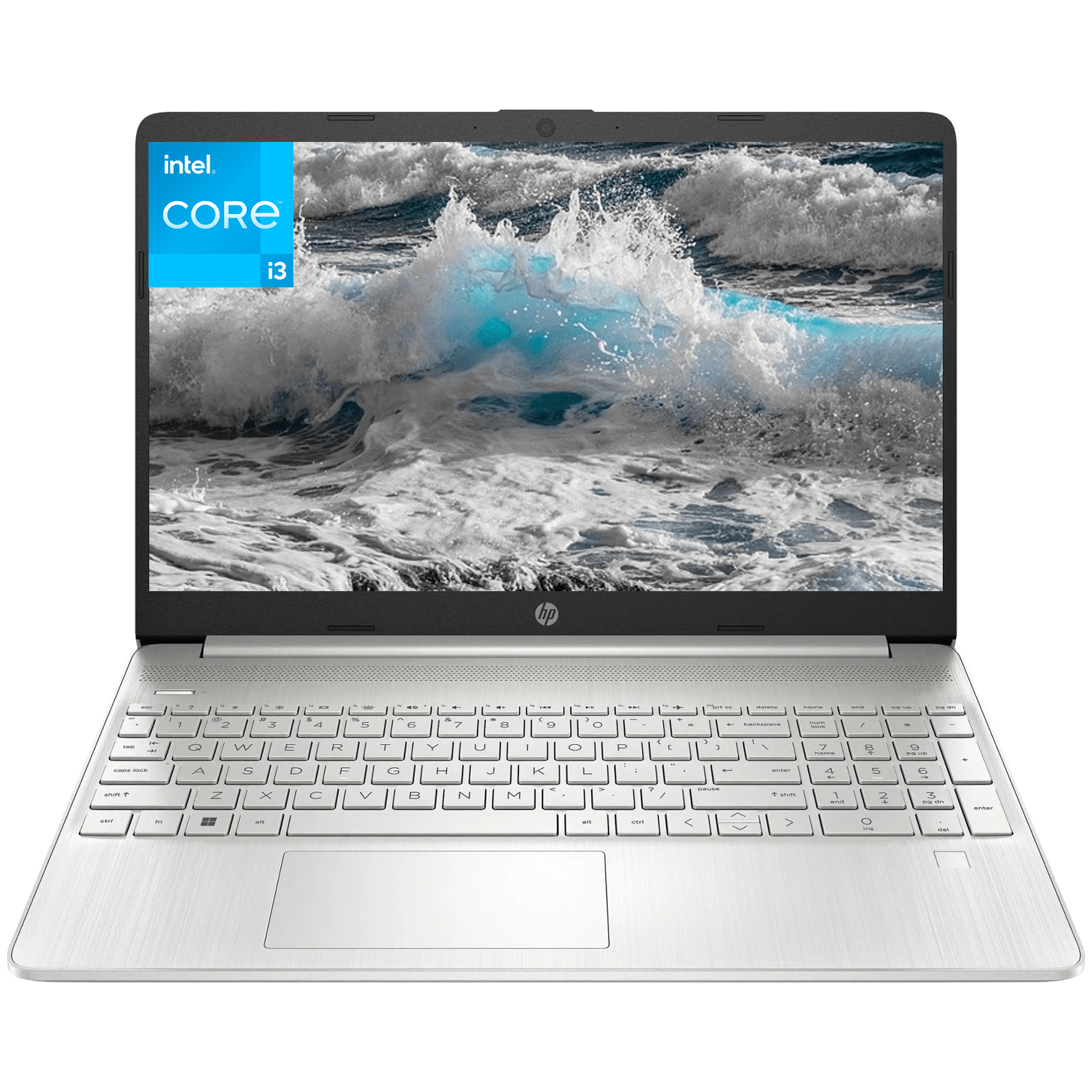 HP 15.6" HD Laptop For Student & Business, Intel Core I3-1115G4 3GHz, Up To 32GB RAM, Up To 2TB SSD, Intel UHD Graphics, Webcam, Wi-Fi, Win 11 Home In S Mode, Silver