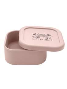 PopLittleOne 1pc Silicone Baby Food Storage Box Cute Pattern Baby Tableware Single Compartment Baby Outdoor Dinner Box Portable Baby Lunch Box Baby Shower Gift - Multicolor - View 21
