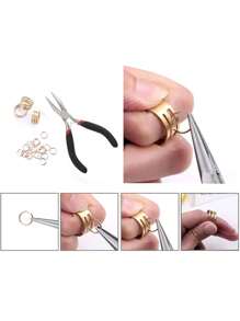 [Conector de colgante fácil de usar] 600 anillos de salto abiertos de acero inoxidable - Conector de colgante de anillo abierto, para hacer joyas DIY, collares, pulseras, suministros para pequeños negocios - , fácil de usar, versátil y duradero