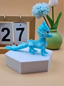 3D Printed Articulated Colorful 4-Legged Dragon, Fidget Active Qilin Doll, Posable Single Animal Model Doll, Multiple Color Options - Multicolor - View 10