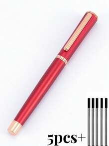 [Customized] High Quality Business Office Ball Pen Set In Gift Box, Includes 2 Refills, Daily Writing, Signing, Gifting For Father's Day, Thanksgiving, Christmas, Birthday, Friends, Relatives, Leaders, Colleagues Back To School