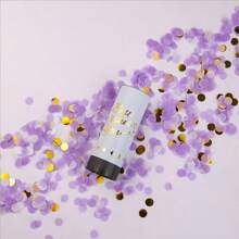 1pc Fireworks Party Small Fireworks Wedding Spring Fireworks Tube Colorful Paper Scraps Hand Twisted Atmosphere Props Wedding Props Party Decoration Supplies,Random Lettering On The Cylinder Body - Multicolor - View 11