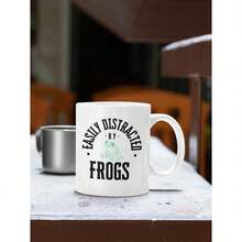 Frog Mug, Funny Frog Mug, Frog Lover Gift, Frogs Mugs, Frog Gift For Women, Frog Gifts, Gift For Frog Lovers, Funny Animal Mug11oz Ceramic Coffee Mug - Valentine's Day, Birthday,Woman's Day Gift, Easter Day Gift Idea For Dad Mom Friends Girlfriend Boyfriend - 預設 - 查看 1