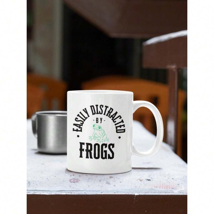 Frog Mug, Funny Frog Mug, Frog Lover Gift, Frogs Mugs, Frog Gift For Women, Frog Gifts, Gift For Frog Lovers, Funny Animal Mug11oz Ceramic Coffee Mug - Valentine's Day, Birthday,Woman's Day Gift, Easter Day Gift Idea For Dad Mom Friends Girlfriend Boyfriend - 預設 - 查看 1