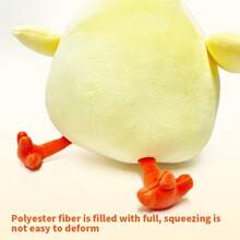 Miniso Dundun Series - Mini Dundun Chicken Fluffy Plushie Pillow: Perfect Birthday Gift For Friends (1PC) - Yellow - View 6