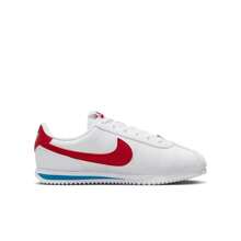 Big Kid's Nike Cortez White/Varsity Red-Varsity Blue (DM0950 115) - 白色 - 查看 2
