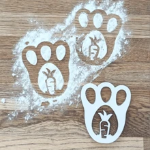 1 szt./3 szt. Drewniany królik wielkanocny, marchewka, szablon w kształcie jajka, rzemiosło, odpowiedni na wiosnę, Wielkanoc, urodziny, dekoracje na imprezę festiwalową